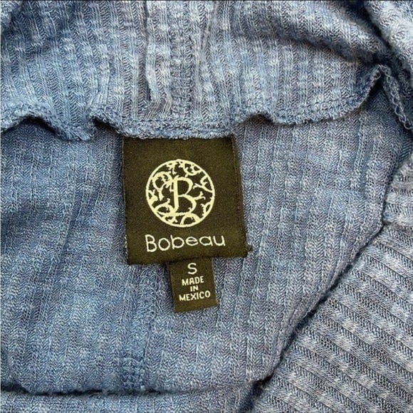 Bobeau Blue Slouchy Knit Tunic Top Size Small - Picture 5 of 8